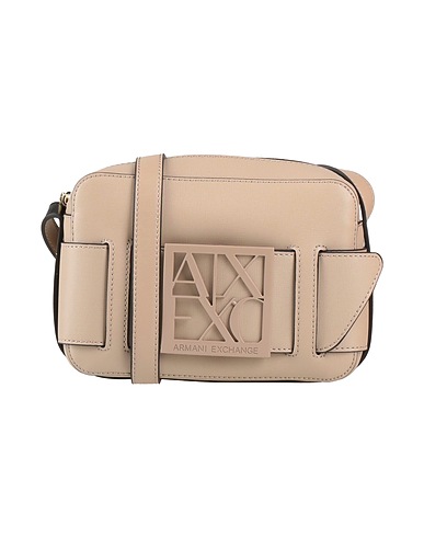 ARMANI EXCHANGE Across-body bag Taupe 100% Polyurethane, Polyester