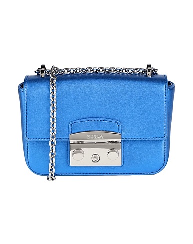 FURLA Bolso con bandolera METROPOLIS MINI CROSSBODY
 Azul marino Cuero