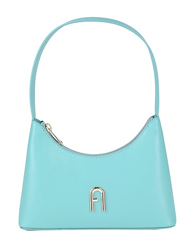 FURLA Borsa a mano FURLA DIAMANTE MINI SHOULDER B
 Turchese 100% Pelle
