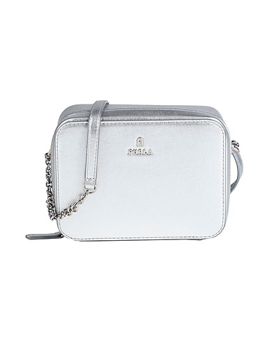FURLA Across-body bag FURLA CAMELIA MINI CAMERA CASE
 Silver 100% Leather