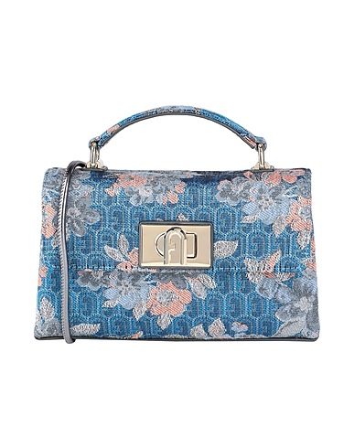 FURLA Borsa a mano FURLA 1927 MINI CROSSBODY TOP 
 Blu 35% Poliestere, 23% Cotone, 23% Acrilico, 12% Viscosa, 7% Altre Fibre
