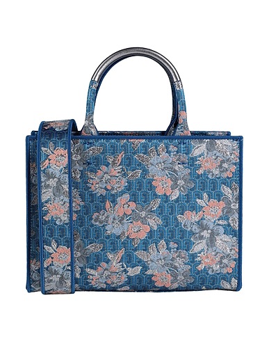 FURLA Borsa a mano FURLA OPPORTUNITY S TOTE
 Blu 30% Poliestere, 23% Cotone, 23% Acrilico, 14% Fibre sintetiche, 10% Pelle