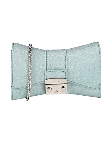 FURLA Across-body bag METROPOLIS REMIX MINI CROSSBOD
 Sage green 61% Cotton, 29% Textile fibres, 10% Leather