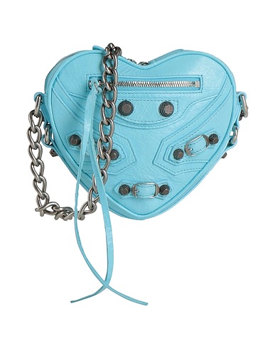 BALENCIAGA Across-body bag Sky blue Leather