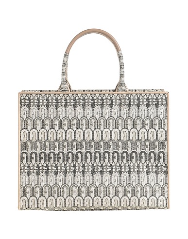 FURLA Handbag FURLA OPPORTUNITY L TOTE
 Beige 44% Acrylic, 41% Polyester, 10% Leather, 5% Polyamide