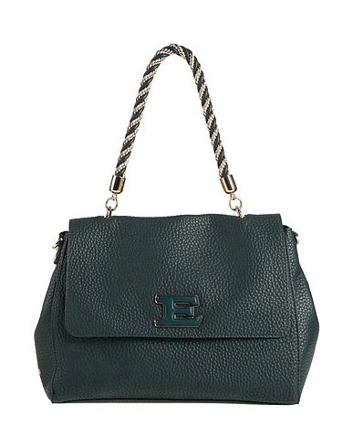 ERMANNO FIRENZE Handbag Dark green 100% Polyurethane