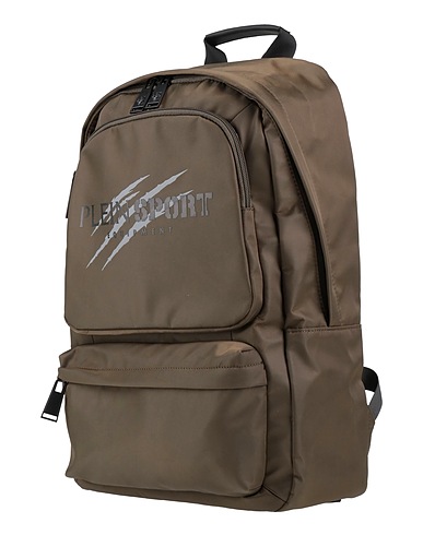 PLEIN SPORT Rucksacks Military green 100% Polyester