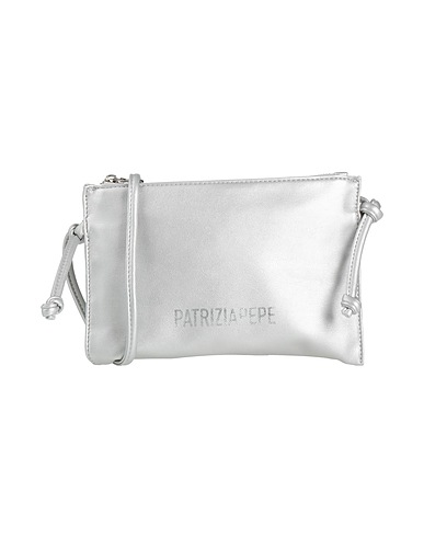 PATRIZIA PEPE Across-body bag Silver 100% Polyurethane