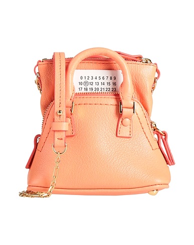 MAISON MARGIELA Borsa a tracolla Salmone 100% Pelle di capra, Ottone, Zinco, Alluminio, Rame