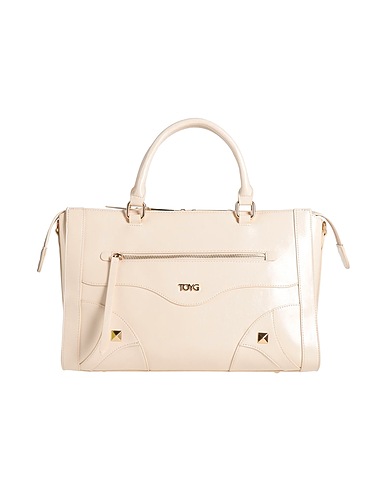 TOY G. Handbag Cream 100% Polyurethane