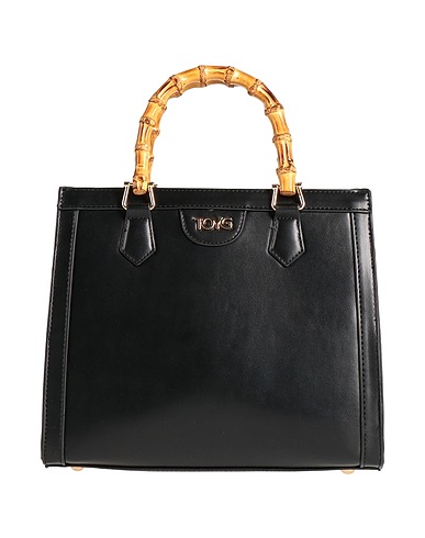 TOY G. Borsa a mano Nero 100% Poliuretano