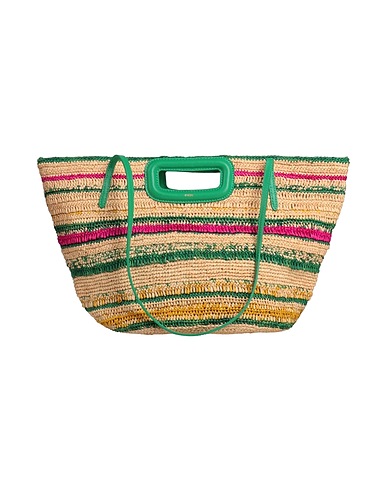 MAJE Handbag Beige Textile fibers