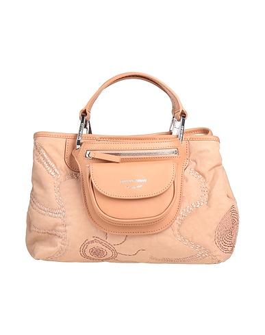 EMPORIO ARMANI Handbag Sand 100% Polyamide, Cow leather, Polyurethane coated