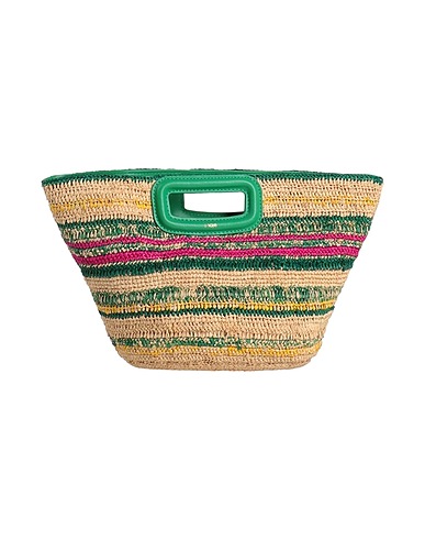 MAJE Borsa a mano Verde Fibre tessili