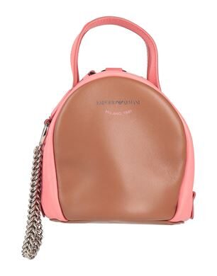 EMPORIO ARMANI ハンドバッグ キャメル レディース