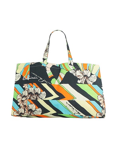 BE PARISIAN ハンドバッグ スカイブルー コットン 100%