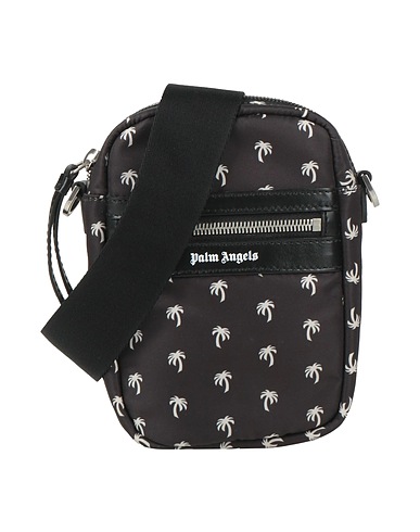 PALM ANGELS Cross-body bags Black 100% Polyester, Leather