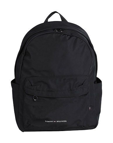 TOMMY HILFIGER Rucksacks Black 100% Polyester, Recycled polyester