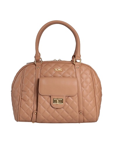 TOY G. Borsa a mano Nocciola 100% Poliuretano