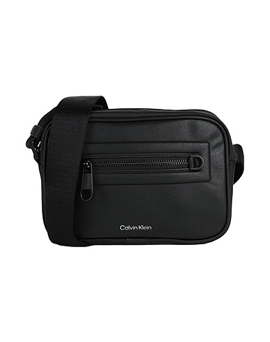 CALVIN KLEIN Across-body bag Black 91% Recycled polyester, 9% Polyurethane