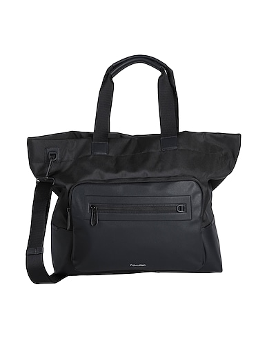 CALVIN KLEIN Handbags NERO 91% Recycled polyester, 9% Polyurethane