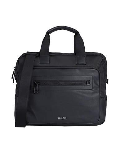 CALVIN KLEIN Aktentasche Schwarz 91% Recyceltes Polyester, 9% Polyurethan