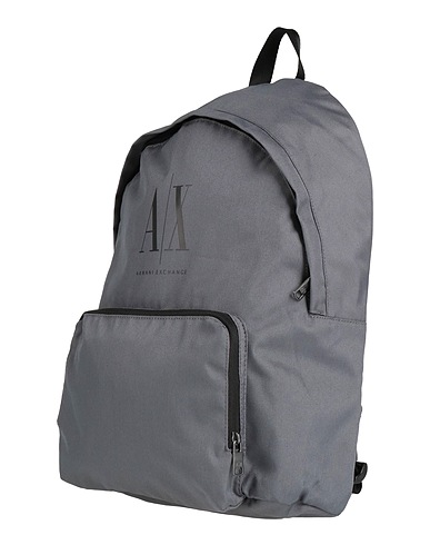 ARMANI EXCHANGE Athletic bags and rucksacks Pastel blue 100% Polyester