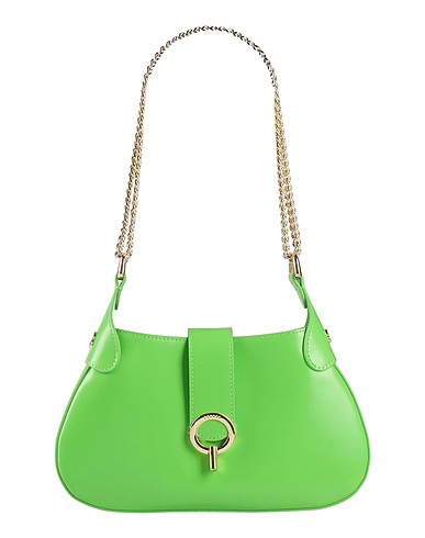 SANDRO Shoulder bag Light green Cowhide
