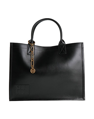 SANDRO Handtasche Schwarz Vachette