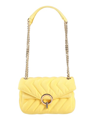 SANDRO Borsa a spalla Giallo 100% Cotone