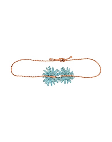 ARANÁZ Bag accessories & charms Azure Natural raffia