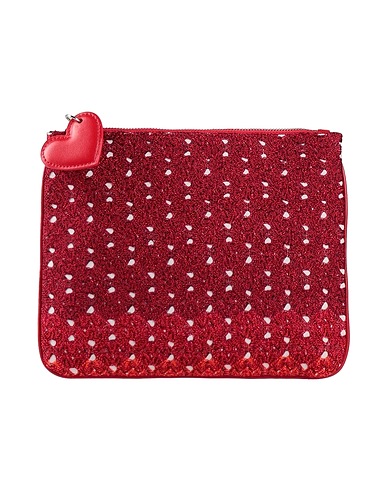 MISSONI Handbag Red 100% Viscose, Cow leather