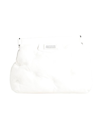 MAISON MARGIELA ハンドバッグ ホワイト 羊類革 100% / 牛革 / 真鍮/ブラス / 亜鉛