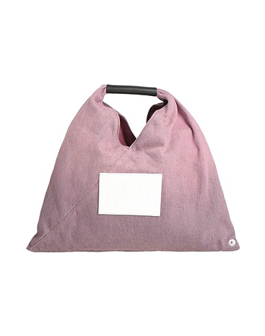 MM6 MAISON MARGIELA Handbag Mauve 100% Cotton, Cow leather, Brass