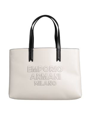 EMPORIO ARMANI ハンドバッグ アイボリー レディース