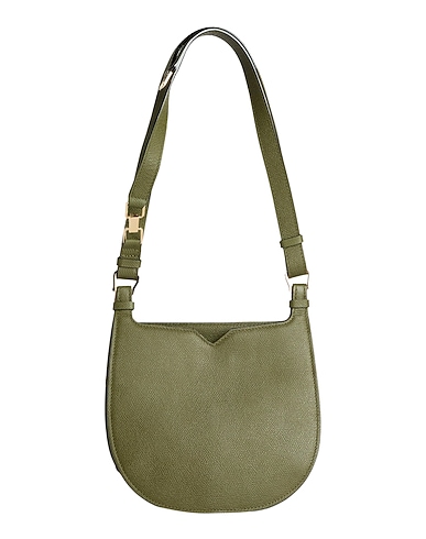 VALEXTRA Handbag Military green Calfskin