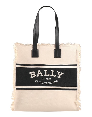 BALLY Handbag Ivory Textile fibres