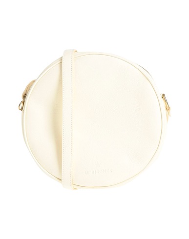 IL BISONTE Cross-body bags Ivory Leather
