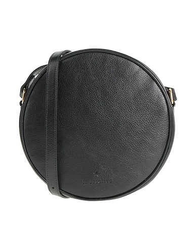 IL BISONTE Cross-body bags Black Leather