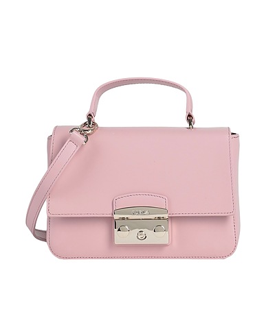 FURLA Handbag METROPOLIS MINI TOP HANDLE Light pink 100% Leather
