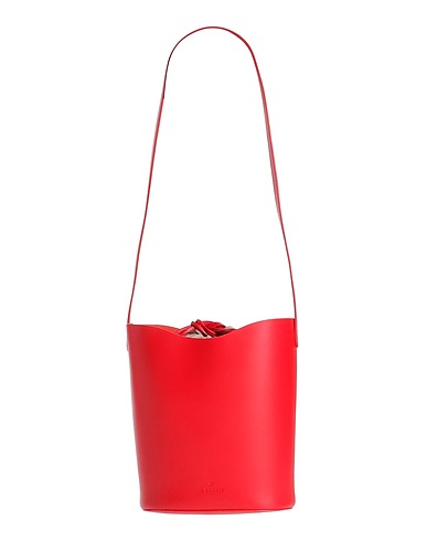 IL BISONTE Shoulder bag Red Leather