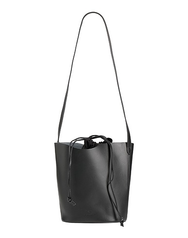 IL BISONTE Shoulder bag Black Leather