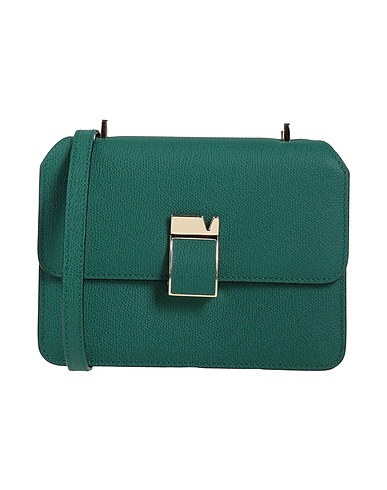 VALEXTRA Across-body bag Emerald green 100% Calfskin