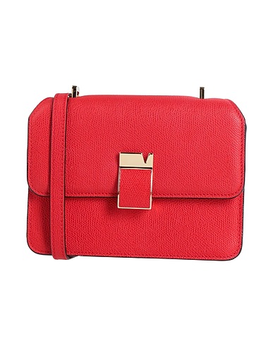 VALEXTRA Cross-body bags Red 100% Calfskin