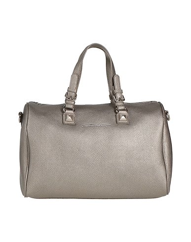 MARTA MARZOTTO Handbag Silver 100% PVC - Polyvinyl chloride
