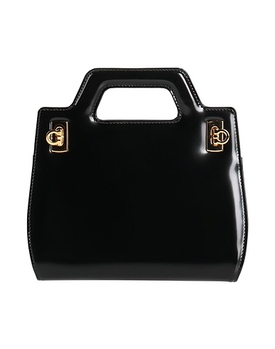 FERRAGAMO Handbag Black Calfskin