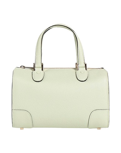 VALEXTRA Handbag Sage green 100% Calfskin