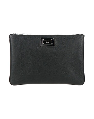 DOLCE&GABBANA Handbag Black 55% Calfskin, 40% Polyamide, 5% Acrylic