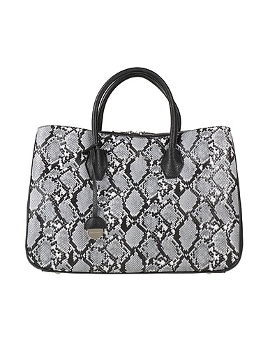 MARTA MARZOTTO Handbag Grey 100% PVC - Polyvinyl chloride