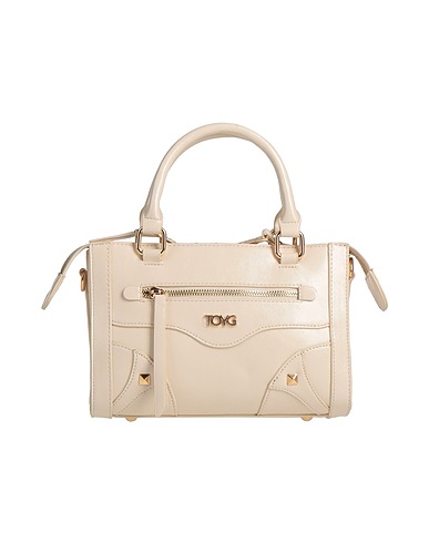 TOY G. Handbag Cream 100% Polyurethane